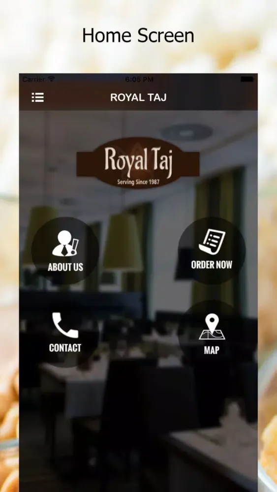 ภาพหน้าจอของ Royal Taj - Order Food Online