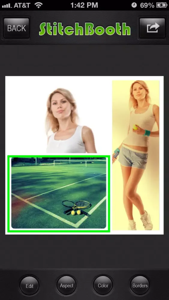 ภาพหน้าจอของ Stitch Booth - Create Photo Collages and Split Pics