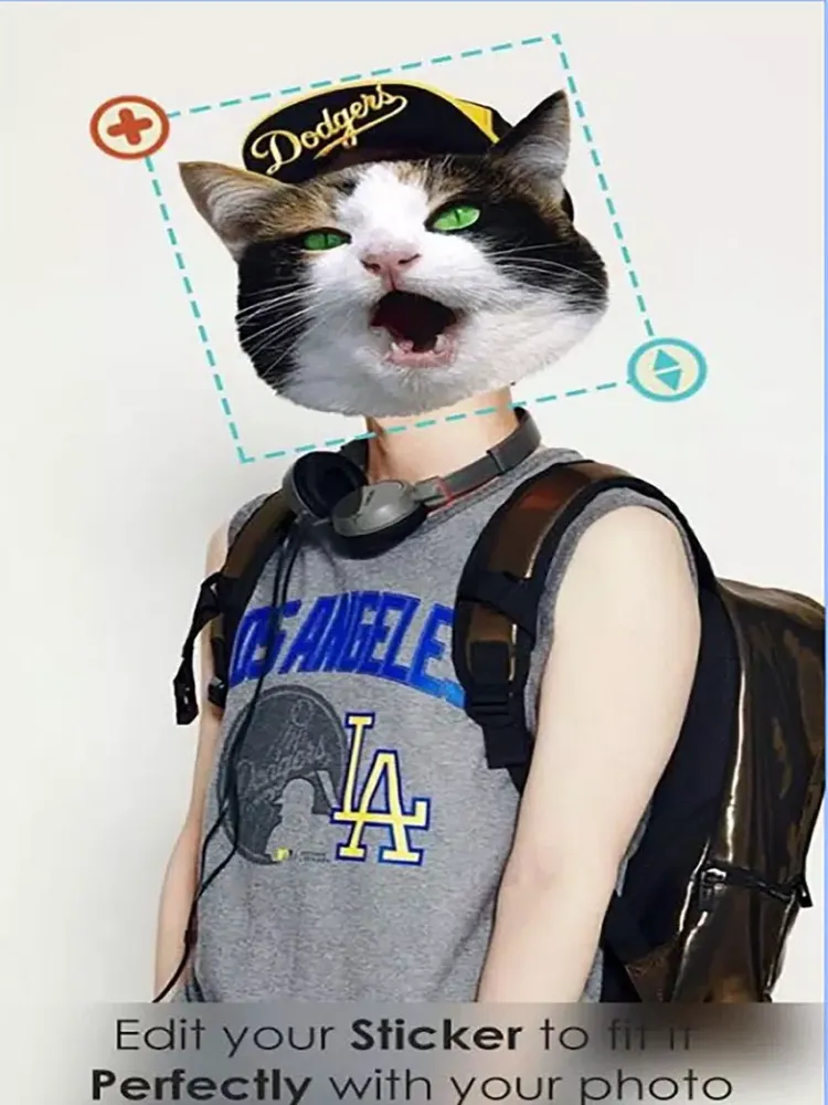 Capturas de pantalla de Animal Face Changer Camera Stickers iPad 