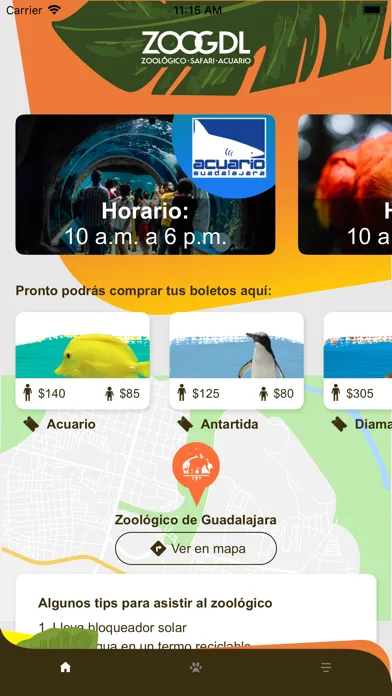 Ảnh chụp màn hình của Zoológico Guadalajara