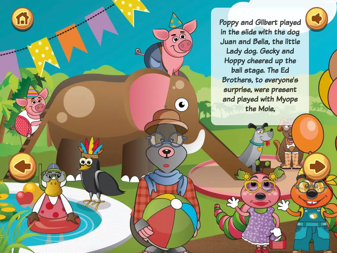 Zookky Land Missy's Birthday iPad  Screenshots