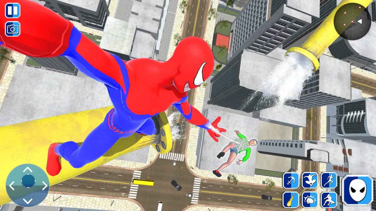 Black Spider Rope Hero Screenshots