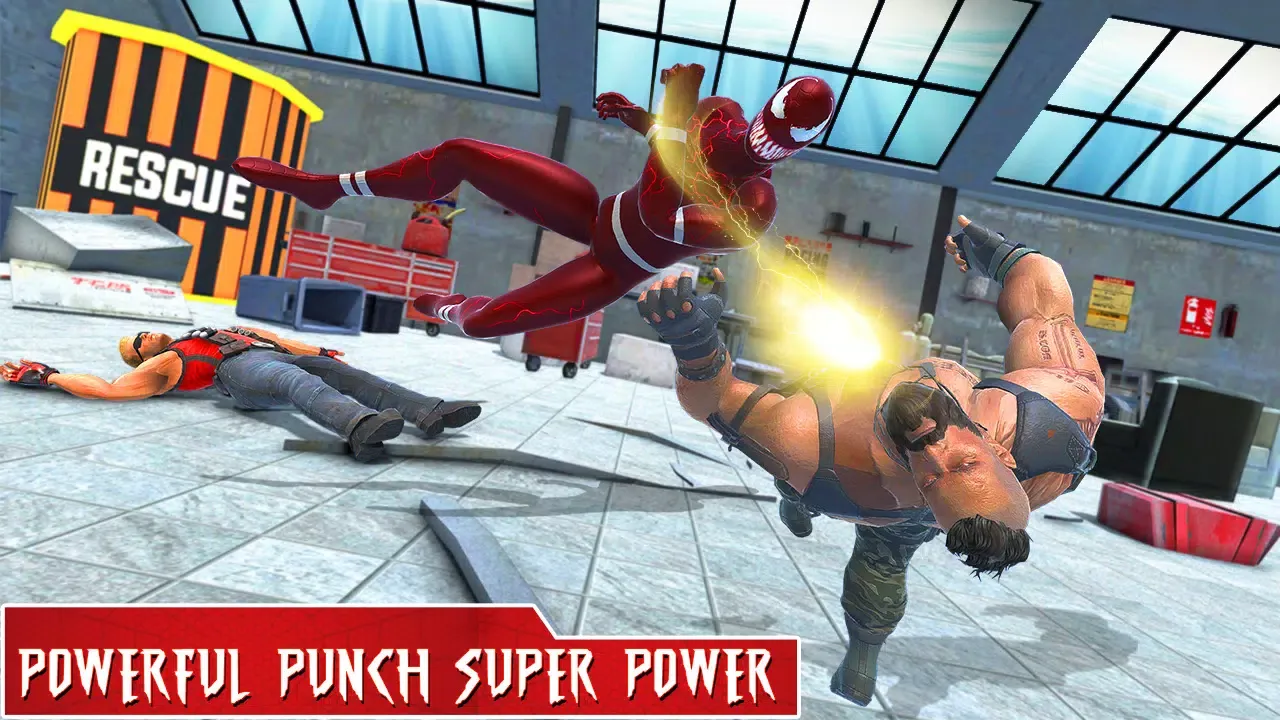 Black Spider Rope Hero Screenshots