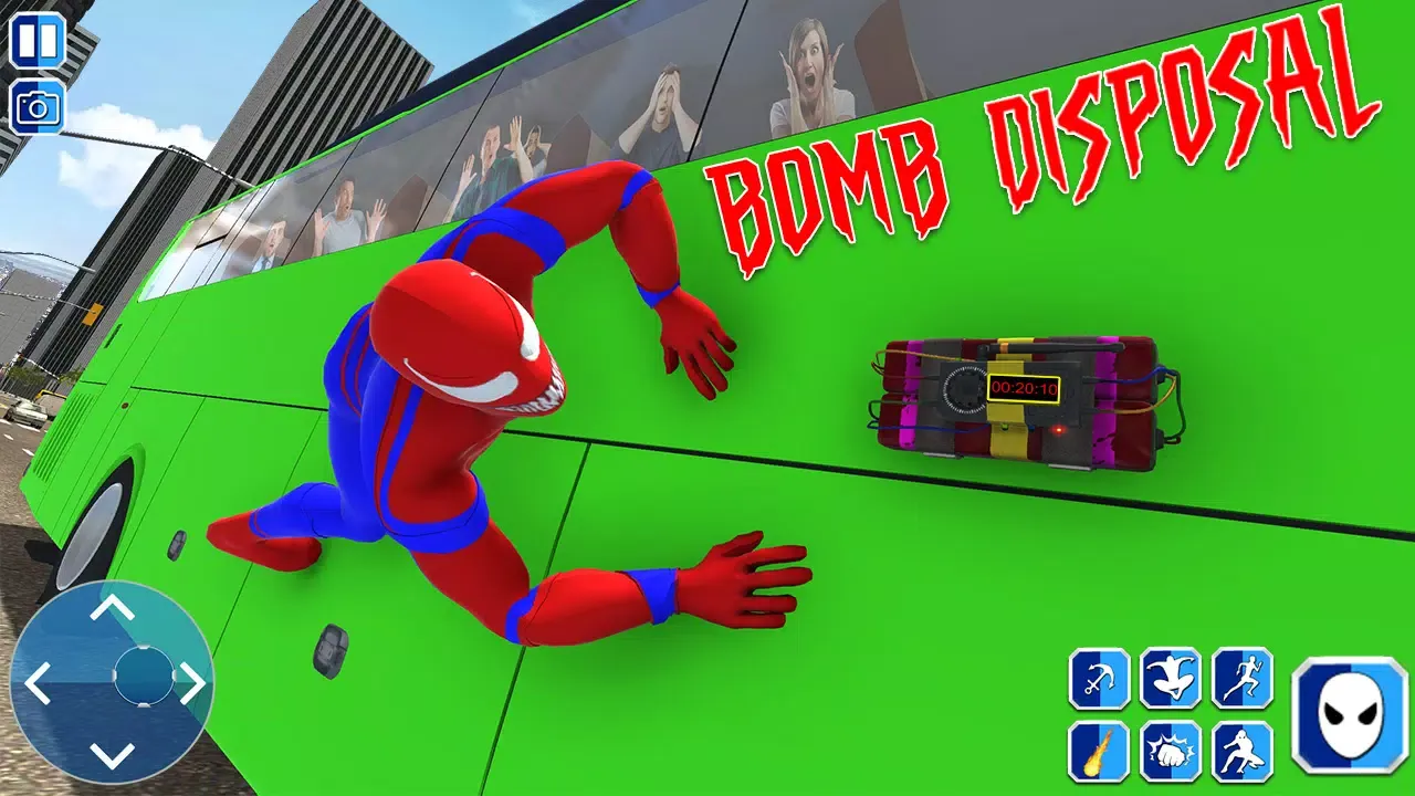 Black Spider Rope Hero Screenshots