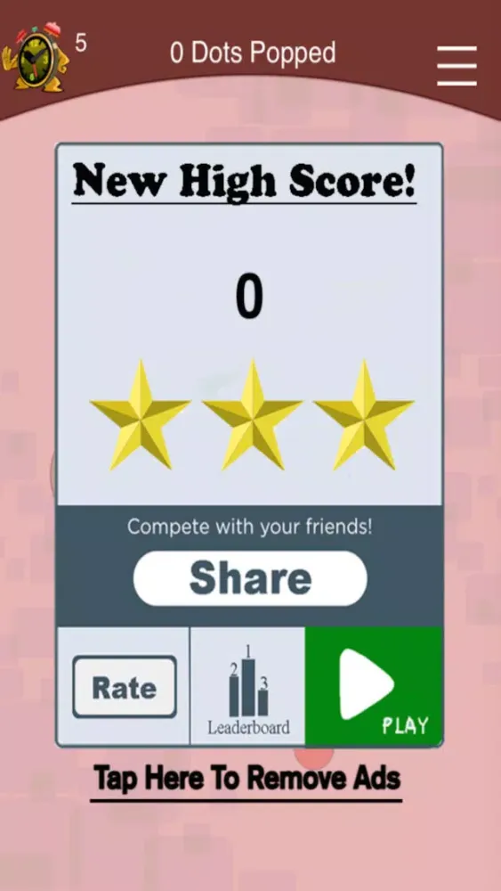 Capturas de tela do Poppin Dots