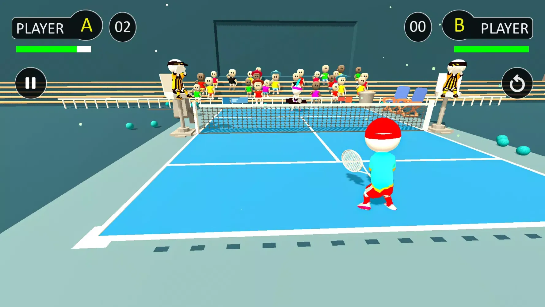 Captures d'écran de Tennis Games 3D Sports Games