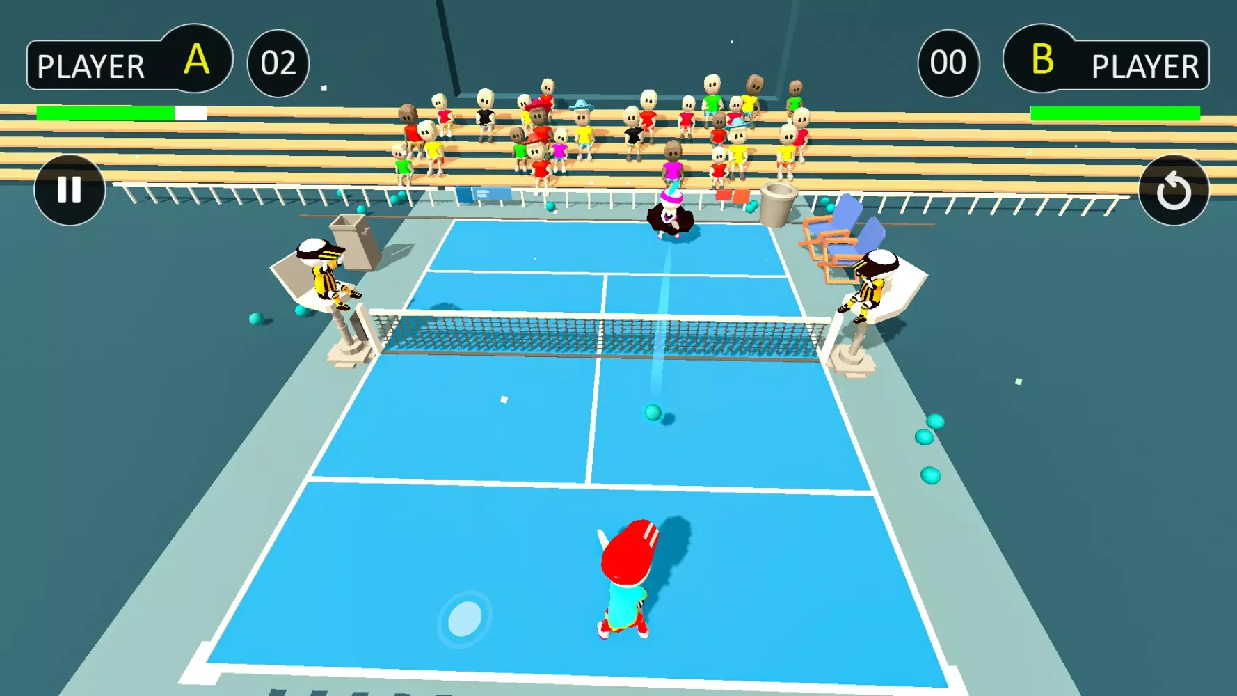 Captures d'écran de Tennis Games 3D Sports Games