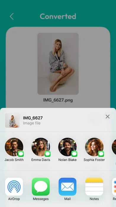 ภาพหน้าจอของ Image Converter JPEG PNG HEIC
