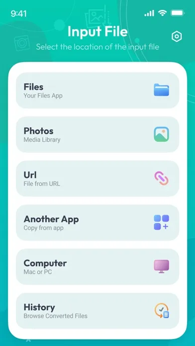 ภาพหน้าจอของ Image Converter JPEG PNG HEIC
