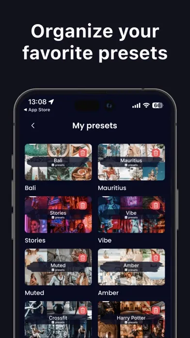 Zrzuty ekranu Presets for Photos・Filters