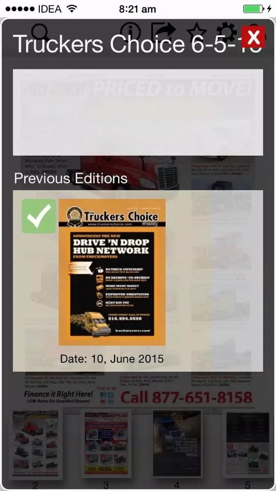 ภาพหน้าจอของ Truckers Choice