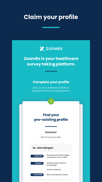 ภาพหน้าจอของ ZoomRx
