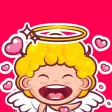 Cute Angel Stickers & Emojis
