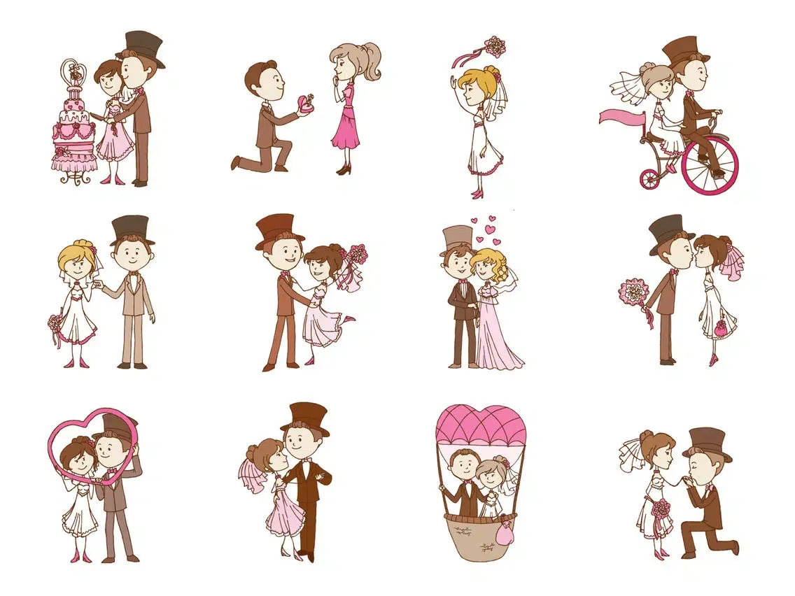 Screenshot di Wedding Stickers! iPad 