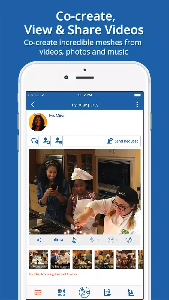 Screenshot di ZoomWit - Create a Mesh from Video, Photo & Music