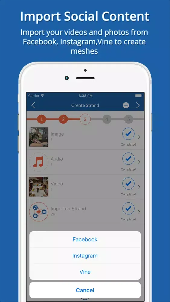 Screenshot di ZoomWit - Create a Mesh from Video, Photo & Music