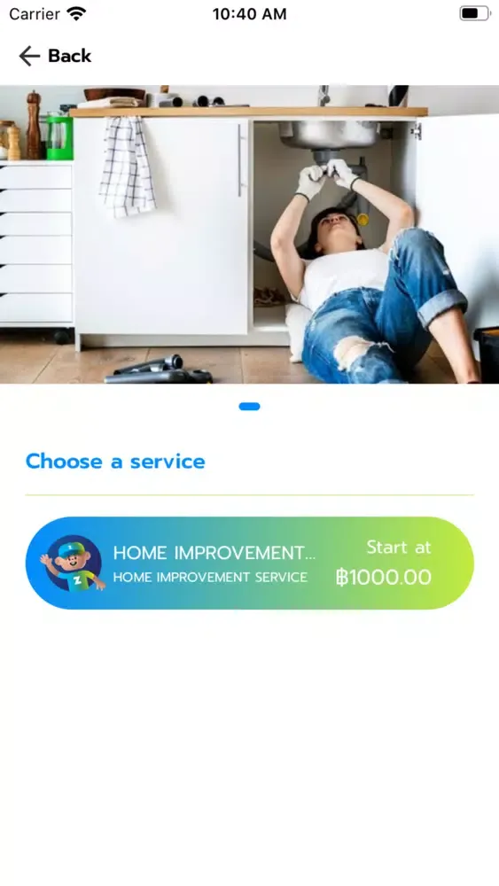 zoop - on demand service app سکرین شاٹس