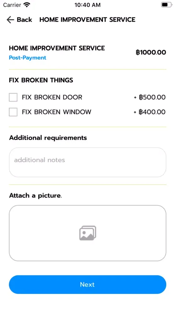 zoop - on demand service app سکرین شاٹس