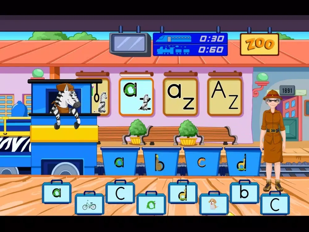 3. The Zoo Train Mix-Up iPad  Screenshots