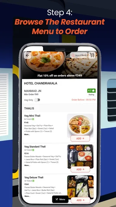 Zoop India-Order Food in Train應用截圖