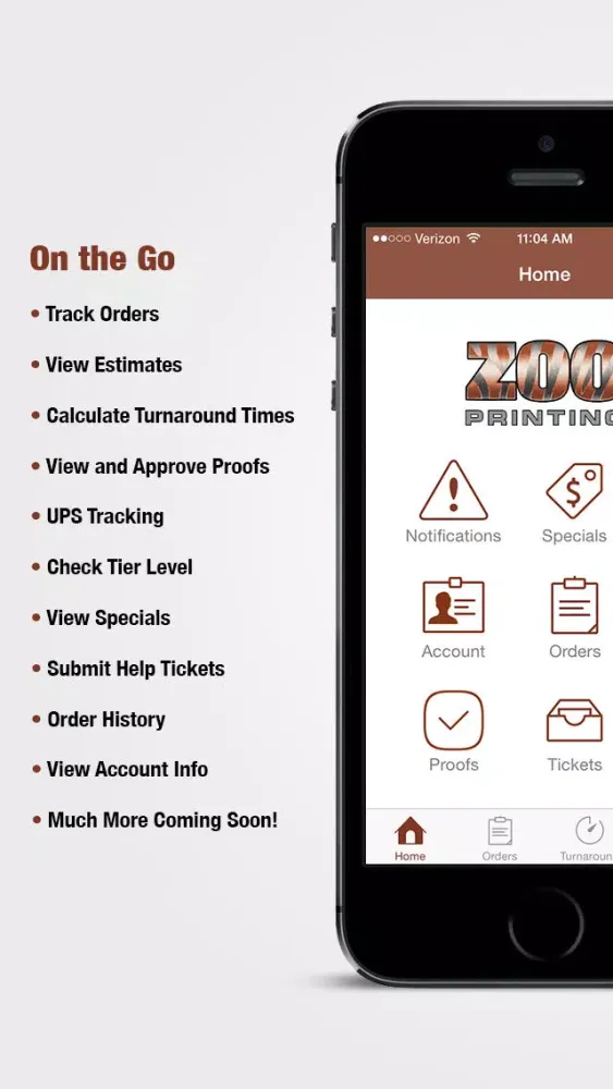 Zrzuty ekranu ZooApp by Zoo Printing
