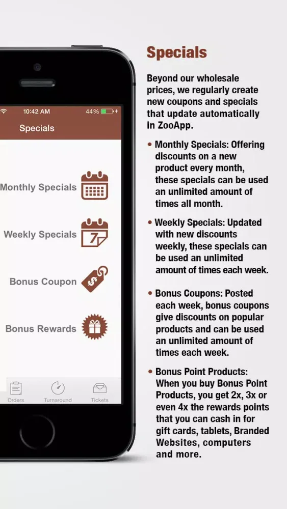 Zrzuty ekranu ZooApp by Zoo Printing