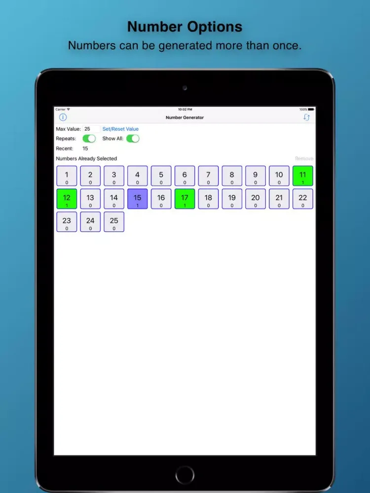 Capturas de pantalla de RandomGen iPad 