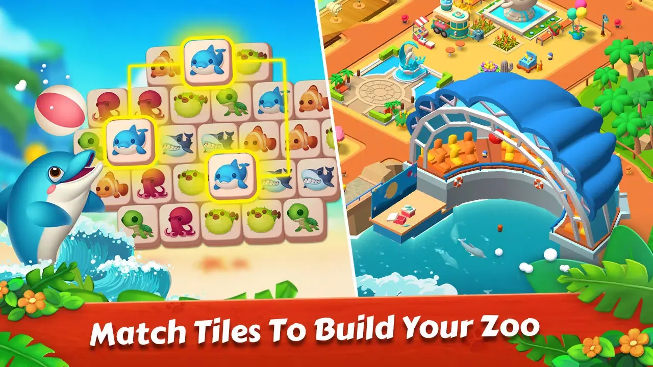 Zoo Tile - Match Puzzle Game应用截图