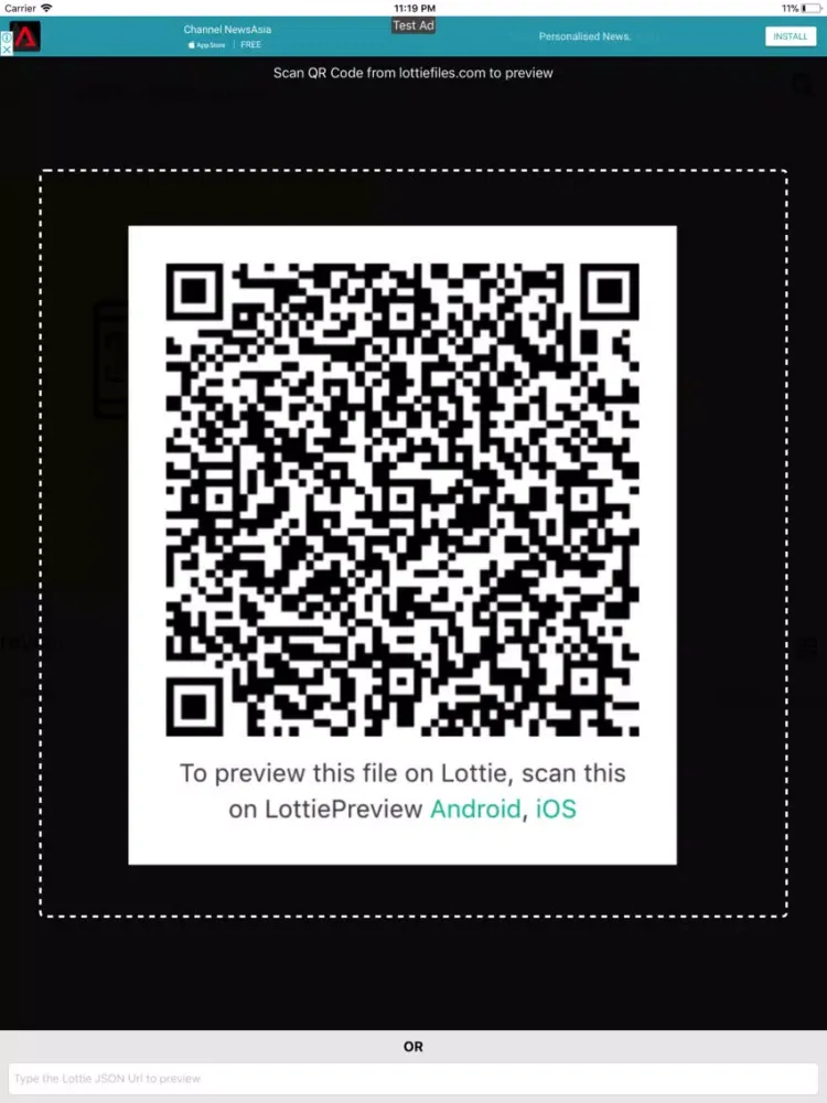 Lottie Samples iPad 應用截圖