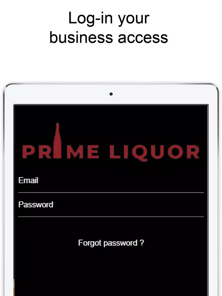 Prime Liquor Admin iPad 应用截图