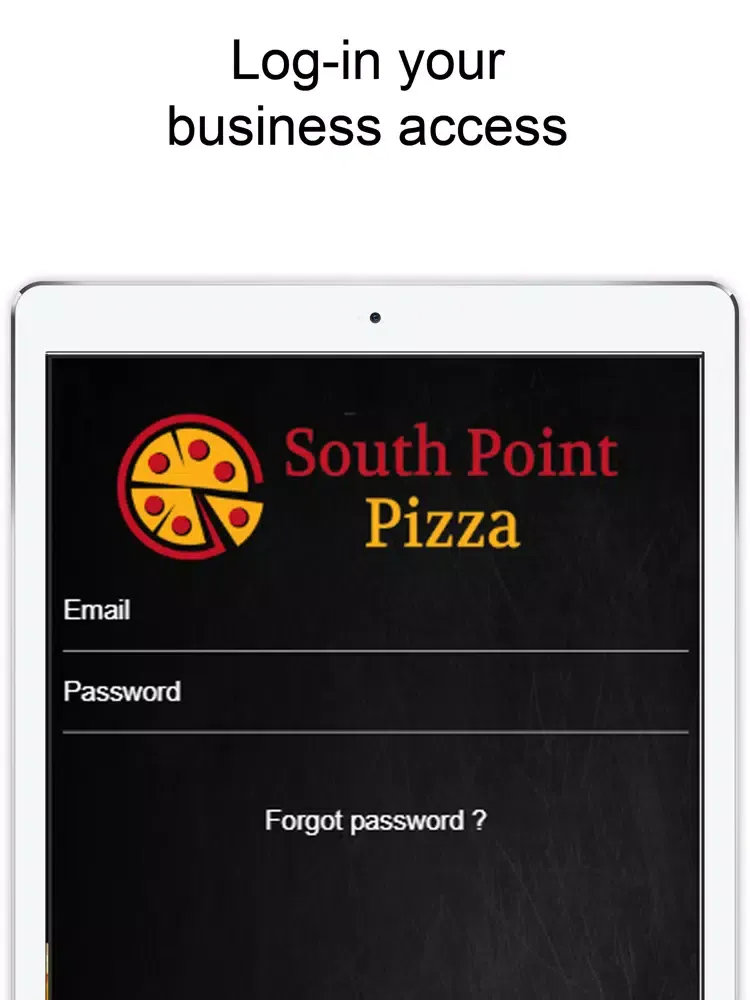 Capturas de tela do South Point Pizza Admin iPad 