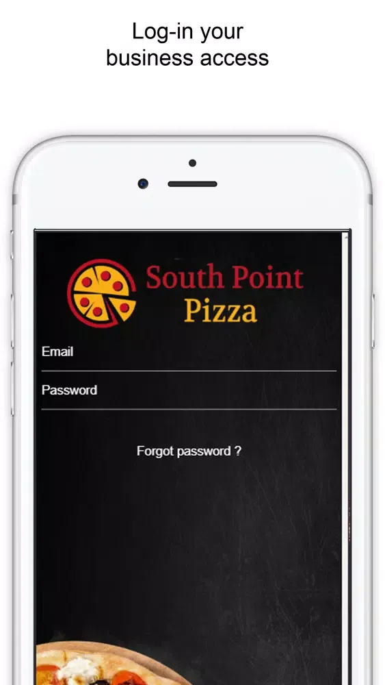 Capturas de tela do South Point Pizza Admin