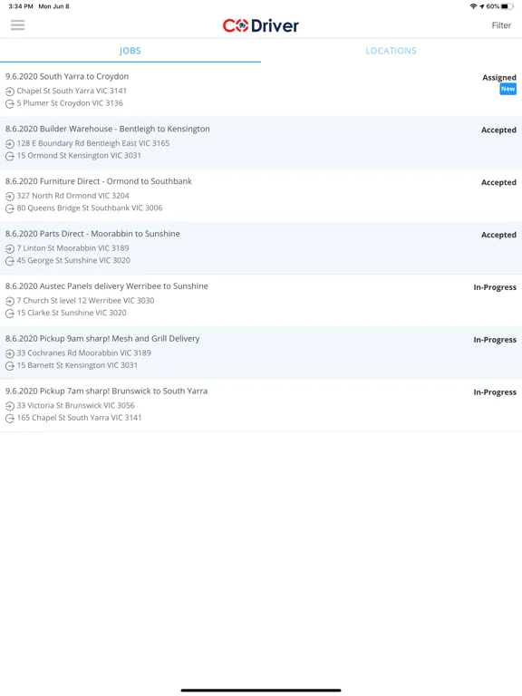 Screenshot di CoDriver - Courier Management iPad 