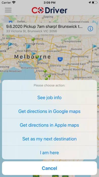 Screenshot di CoDriver - Courier Management