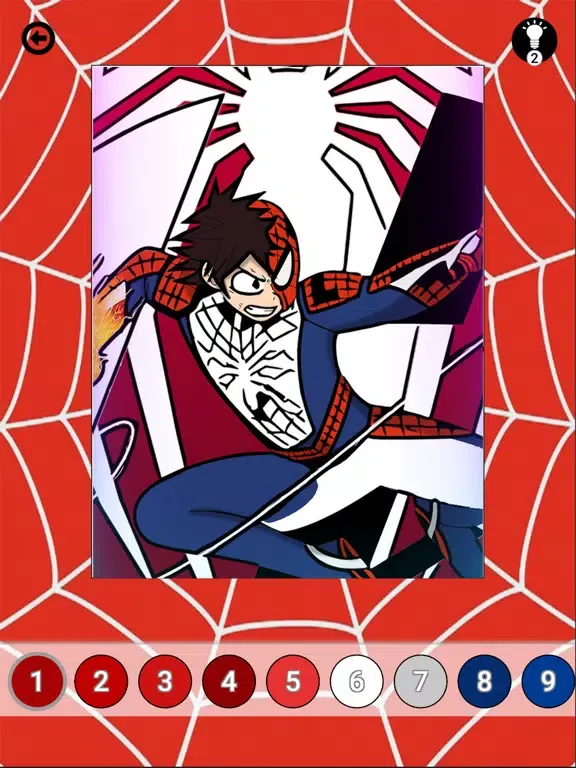 Скриншоты Spider Hero Man coloring super iPad 