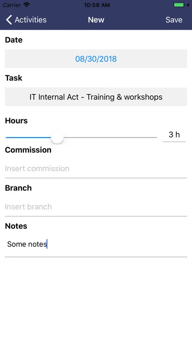 ZiTTA Time Tracking スクリーンショット