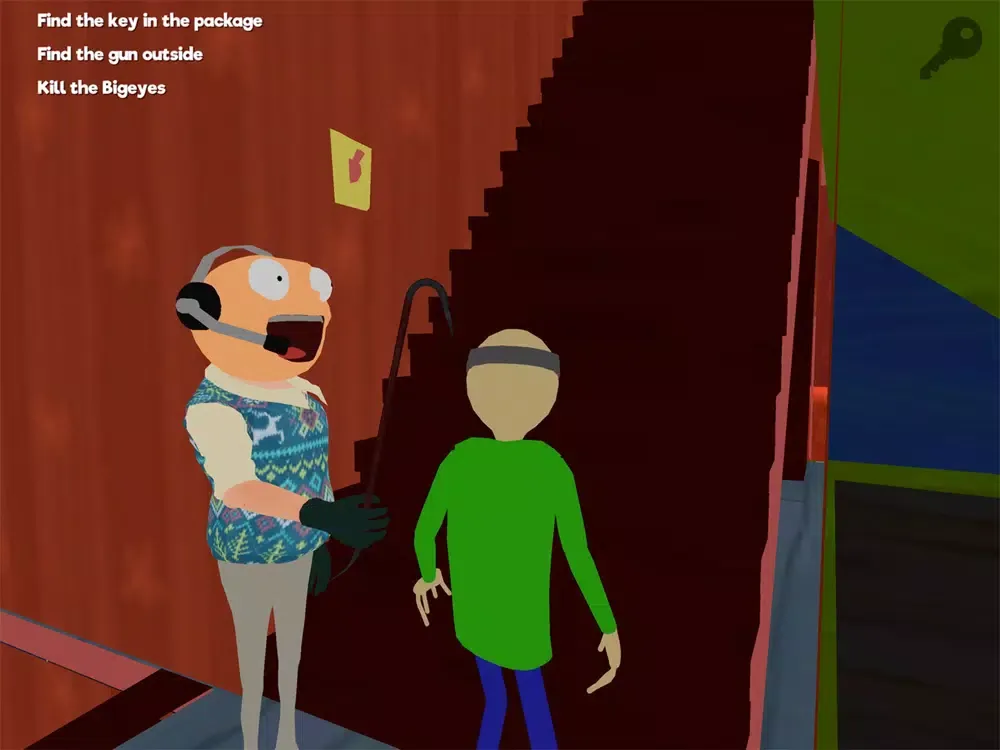 HELLO MYSTERY SCARY BALDIS! iPad  স্ক্রিনশট