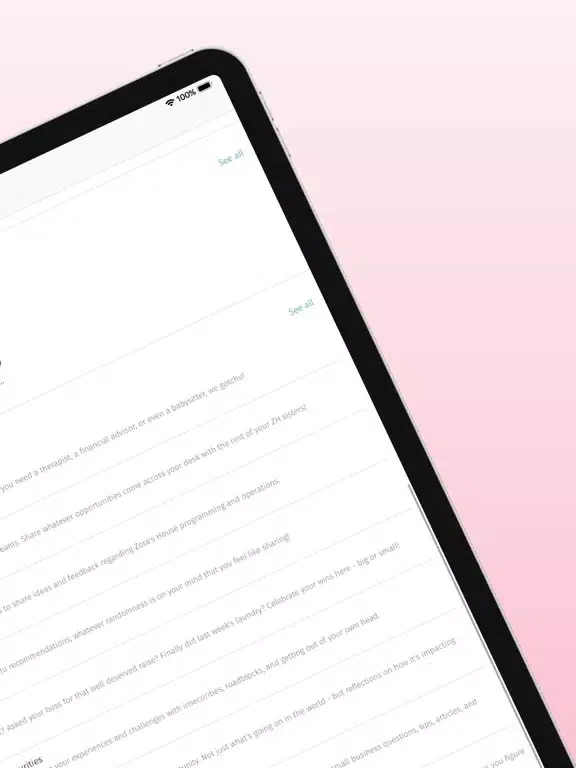 Ảnh chụp màn hình của Zora's House iPad 