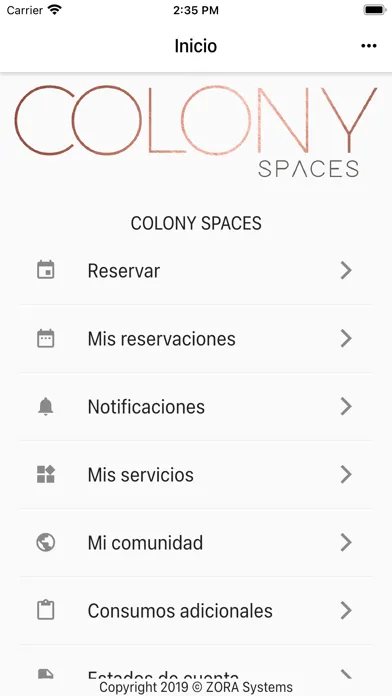 COLONY SPACES سکرین شاٹس