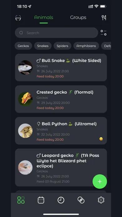 ภาพหน้าจอของ Reptile Rocket: pet tracker