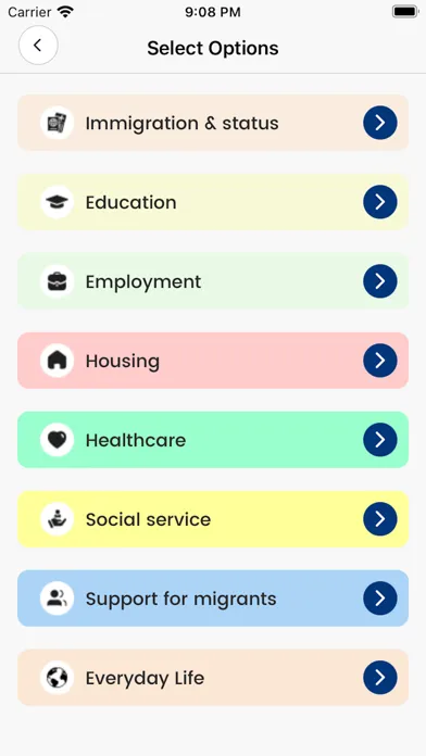 Navi-Mig App Ekran Görüntüleri