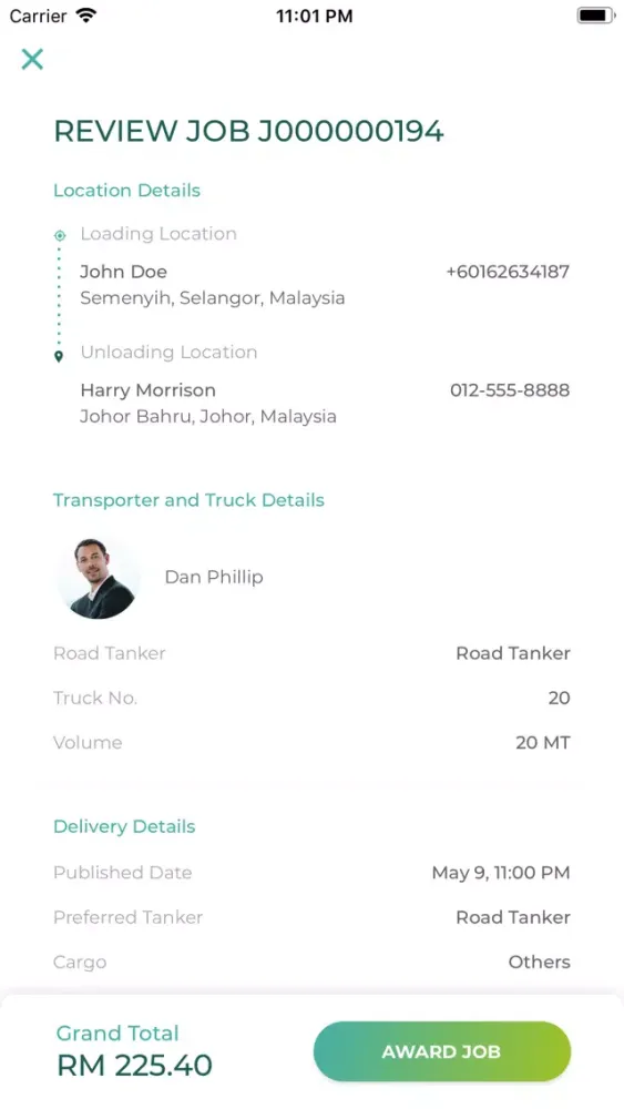 ภาพหน้าจอของ Zoro App
