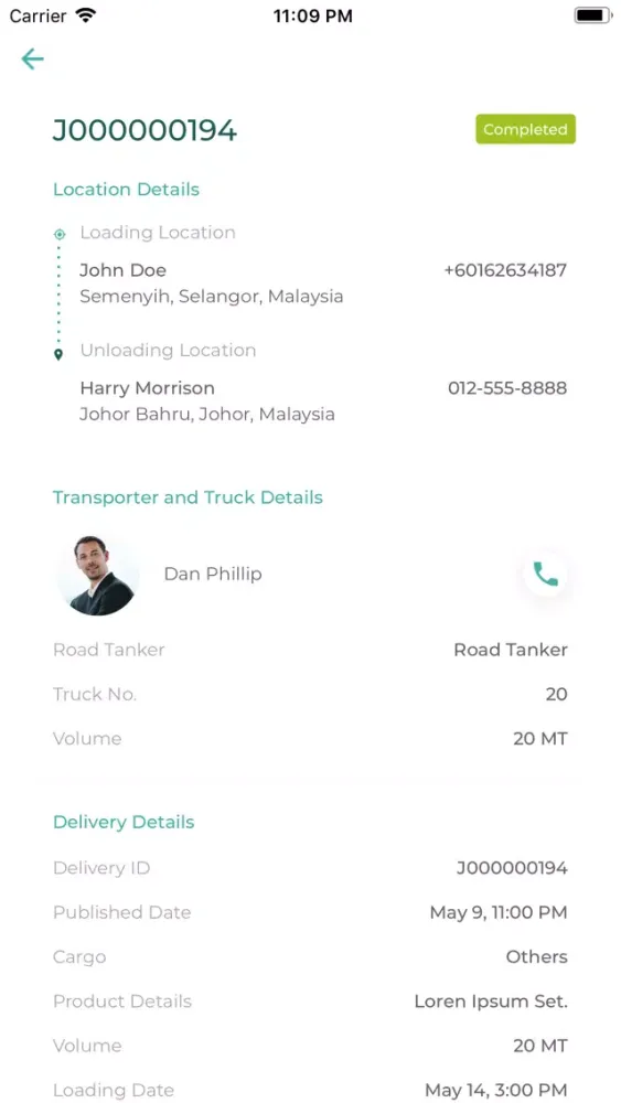 ภาพหน้าจอของ Zoro App