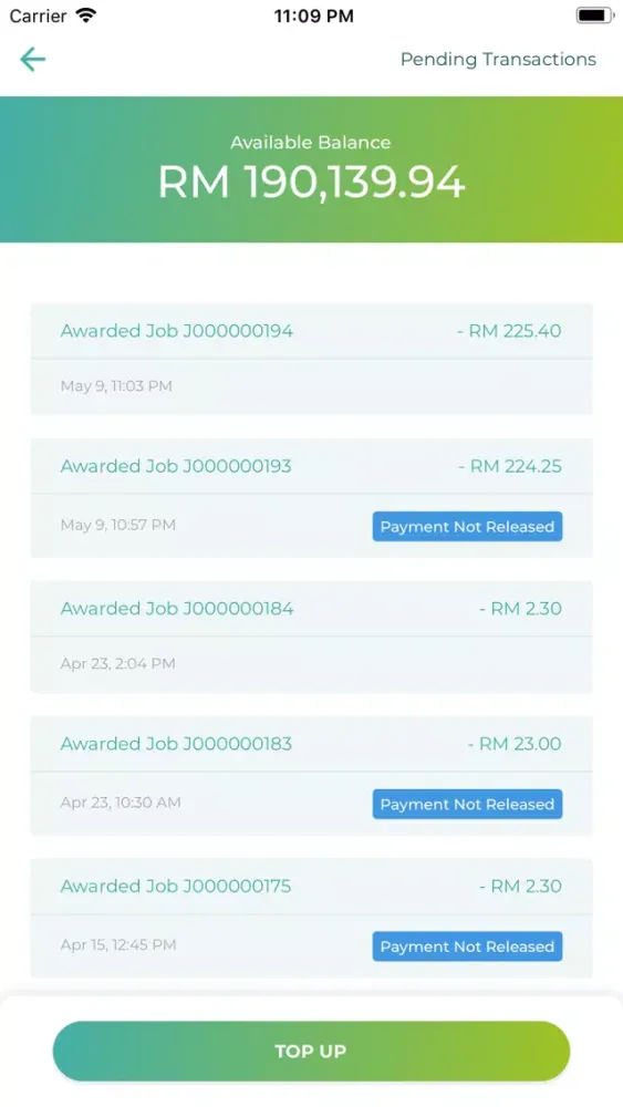 ภาพหน้าจอของ Zoro App