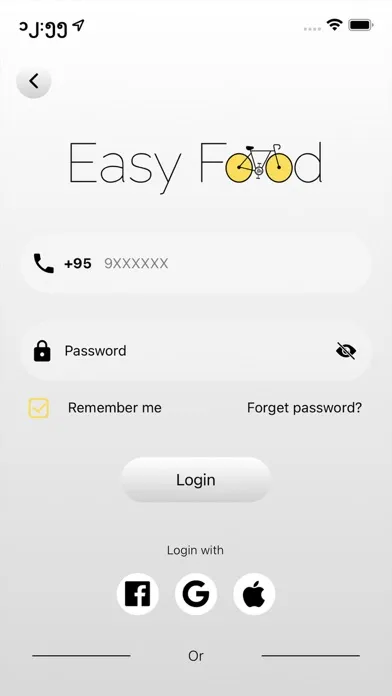 Capturas de pantalla de Easy Food Myanmar