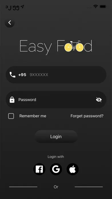 Capturas de pantalla de Easy Food Myanmar