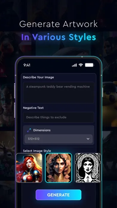AI Art & Image Generator: Zoto Screenshots