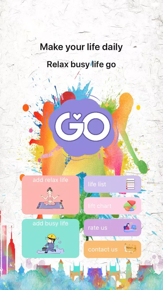 relax busy life go应用截图