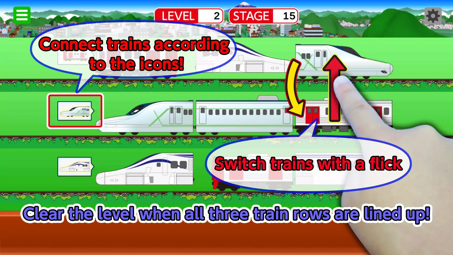 Ảnh chụp màn hình của Train Link Slide Puzzle