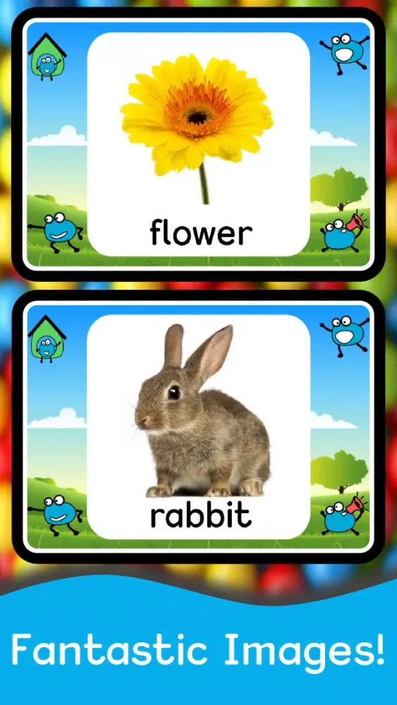Capturas de pantalla de Flashcards for Kids LITE - First Words and Images